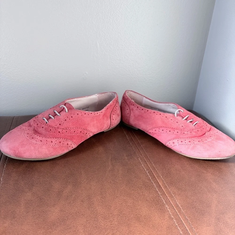 Mini Boden Coral Red Girls Flats